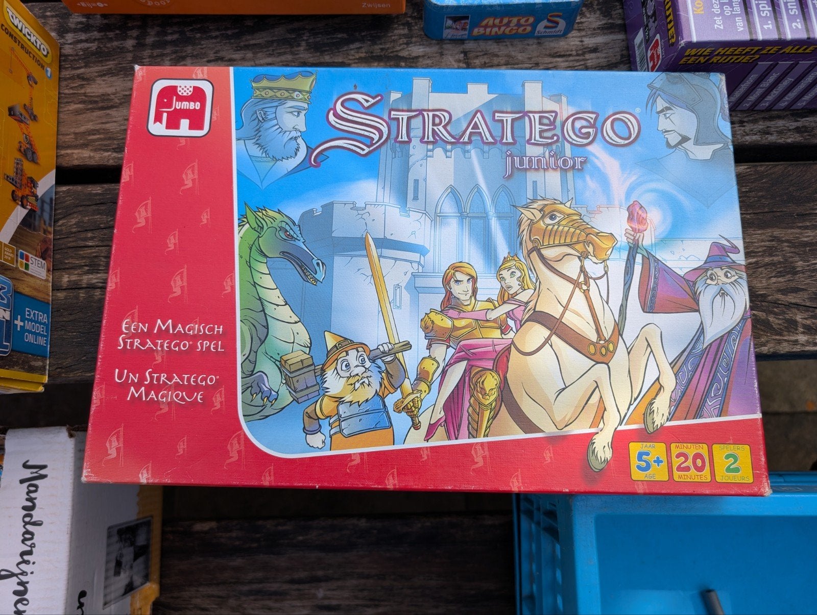 Stratego Junior Bordspel - Strategisch Plezier voor Kinderen, Een of twee spelers, Ophalen of Verzenden, Zo goed als nieuw, Jumbo