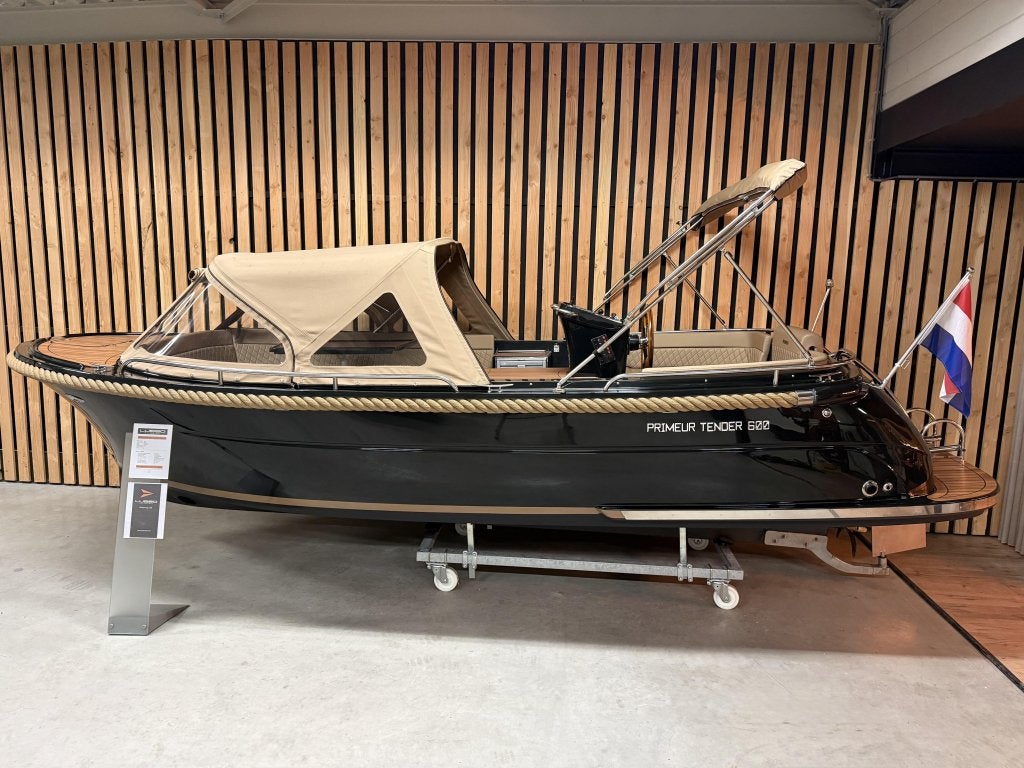 NwStaat! PRIMEUR 600 42PK KOELKST BOEGSCHR BIMINI Bj23 56uur