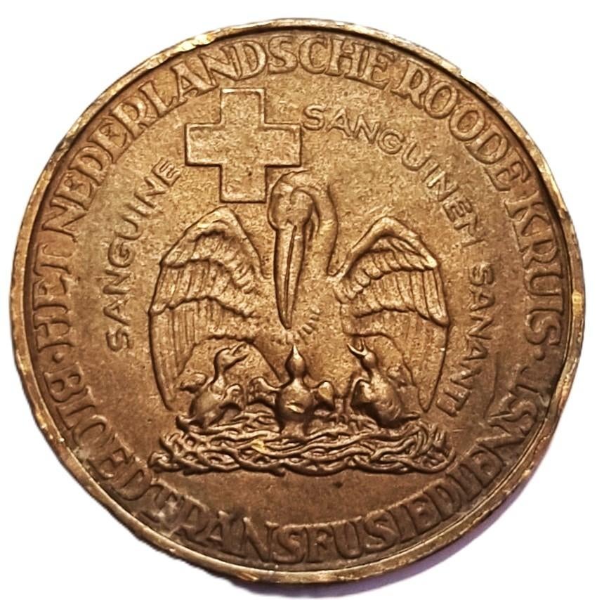 Penning NEDERLANDSCHE ROODE KRUIS 1959, Postzegels en Munten, Penningen en Medailles, Ophalen of Verzenden, Brons, Nederland