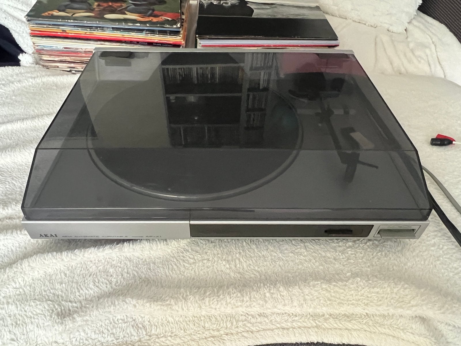 Akai AP-X1 Semi-Automatische Platenspeler met Pickup, Audio, Tv en Foto, Platenspelers, Automatisch, Ophalen of Verzenden, Zo goed als nieuw