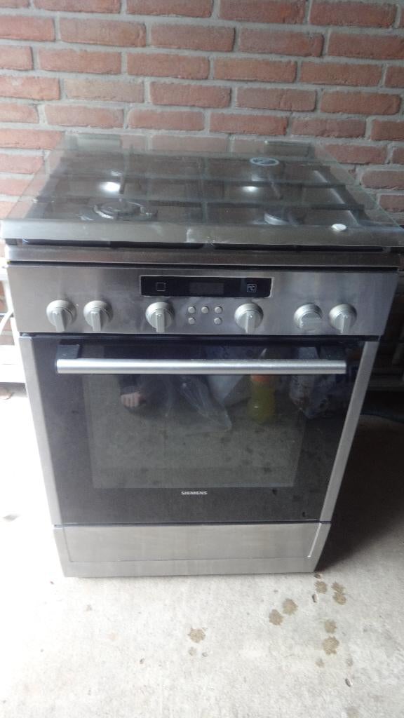 SIEMENS gasfornuis/oven met wokbrander, Ophalen, Gebruikt, Hete lucht, 4 kookzones