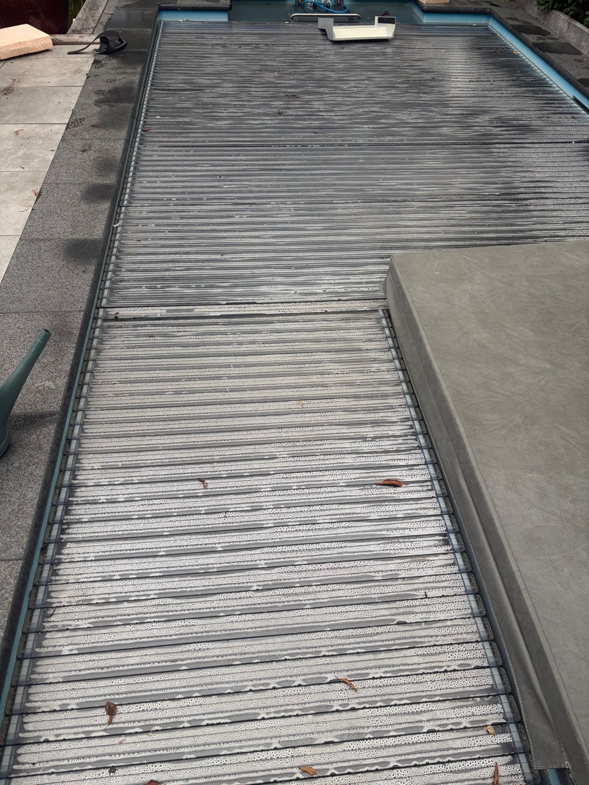 Soldeck zwembadafdekking - Lamellenafdekking, Tuin en Terras, Gebruikt, Minder dan 80 cm, 300 cm of meer, Ophalen of Verzenden
