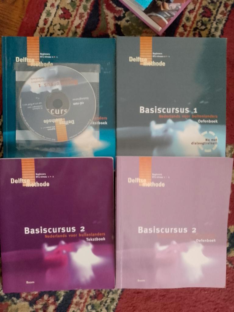 2x2 boek delfse meth nt2 basiscursus 1+ 2 tekst en oefenboek, Boeken, Ophalen of Verzenden, Zo goed als nieuw, Overige niveaus
