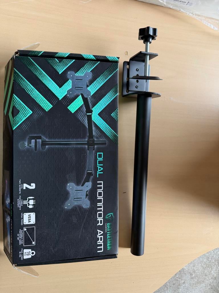 Dual Monitor Arm - Battletron Gaming, Ophalen of Verzenden, Nieuw