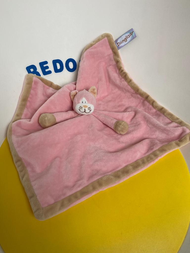 185 teddykompaniet Diinglisar doekje poes roze, Ophalen of Verzenden