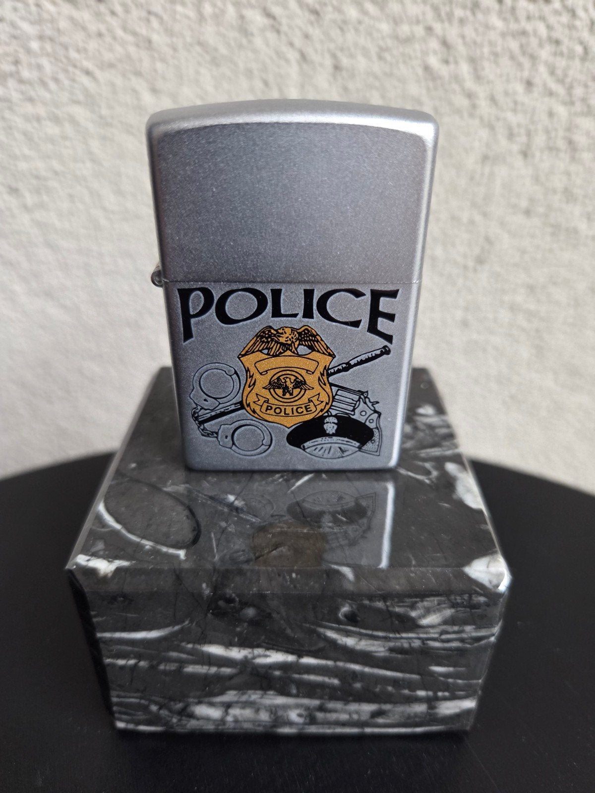 Nieuwe Zippo aansteker - Police USA design, Ophalen of Verzenden, Nieuw, Aansteker