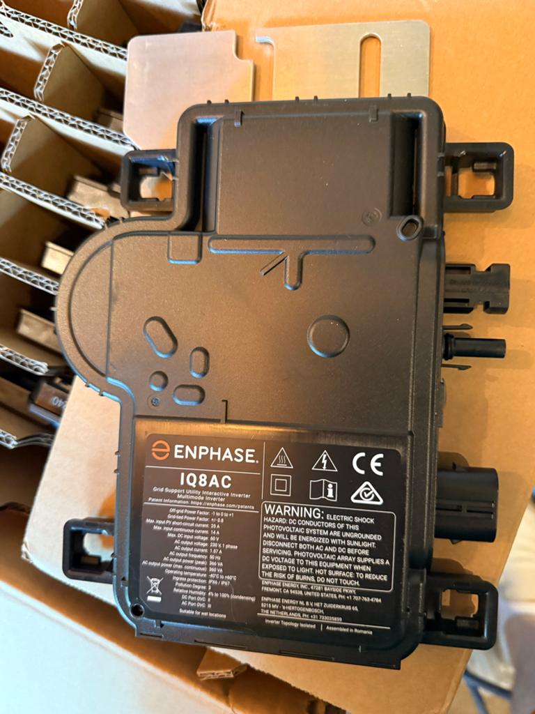 Nieuwe Enphase IQ8AC Micro-omvormers (per stuk), Doe-het-zelf en Verbouw, Zonnepanelen en Toebehoren, Ophalen of Verzenden, Nieuw