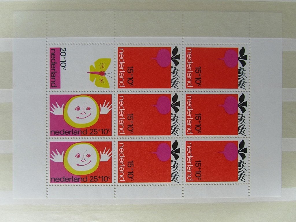vel kinderpostzegels  type 4, Ophalen of Verzenden, Postfris