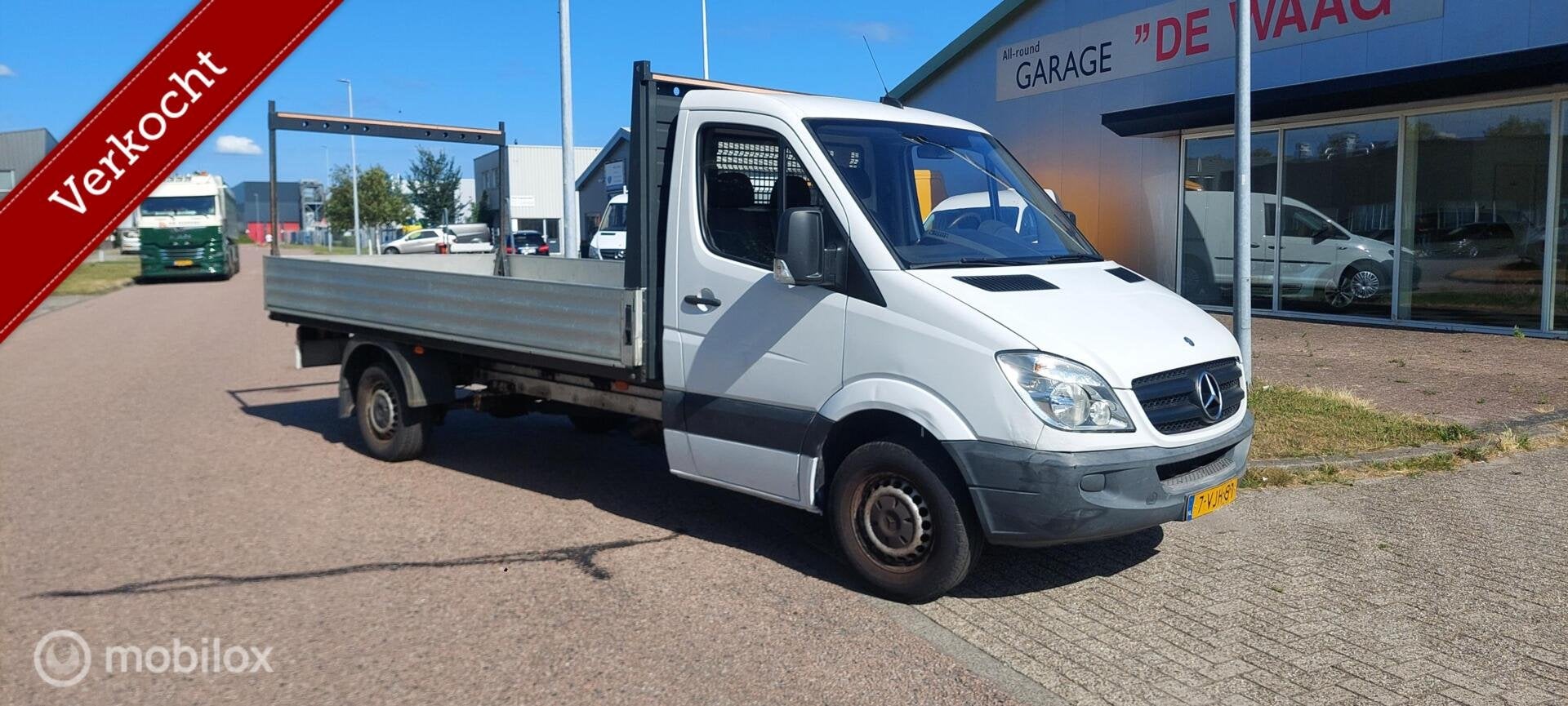 Mercedes Sprinter 313 2.2 CDI 432 PICKUP OPEN LAADBAK AIRCO, Auto's, Bestelauto's, Achterwielaandrijving, Gebruikt, 4 cilinders