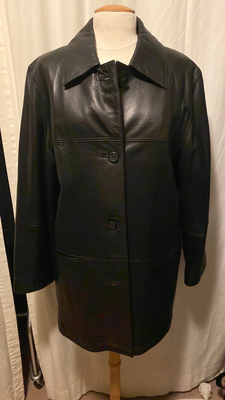 Ultsch zwarte leren jas van nappa leer. Maat 38. Nieuw, Kleding | Dames, Maat 38/40 (M), Zwart, Nieuw, Ophalen of Verzenden