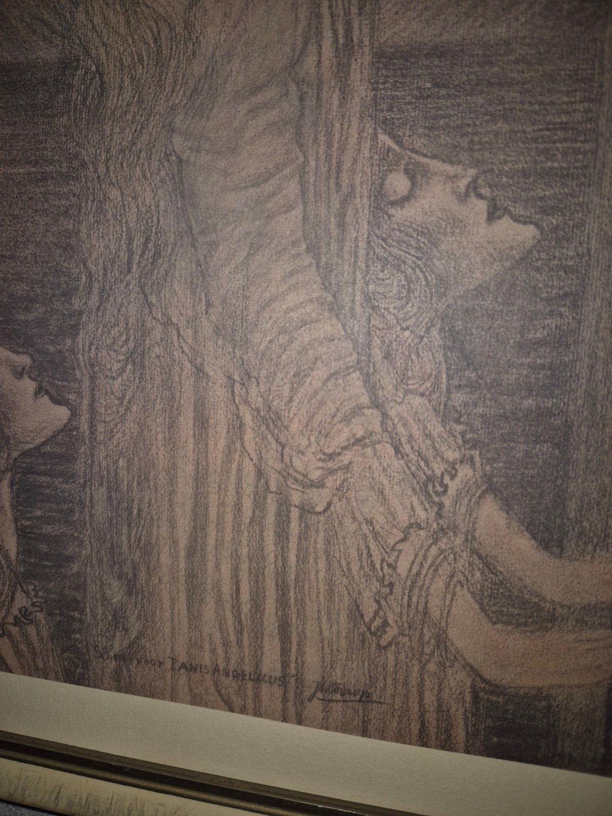 Jan Toorop Schets voor Panis Angelicus 1897, Ophalen of Verzenden