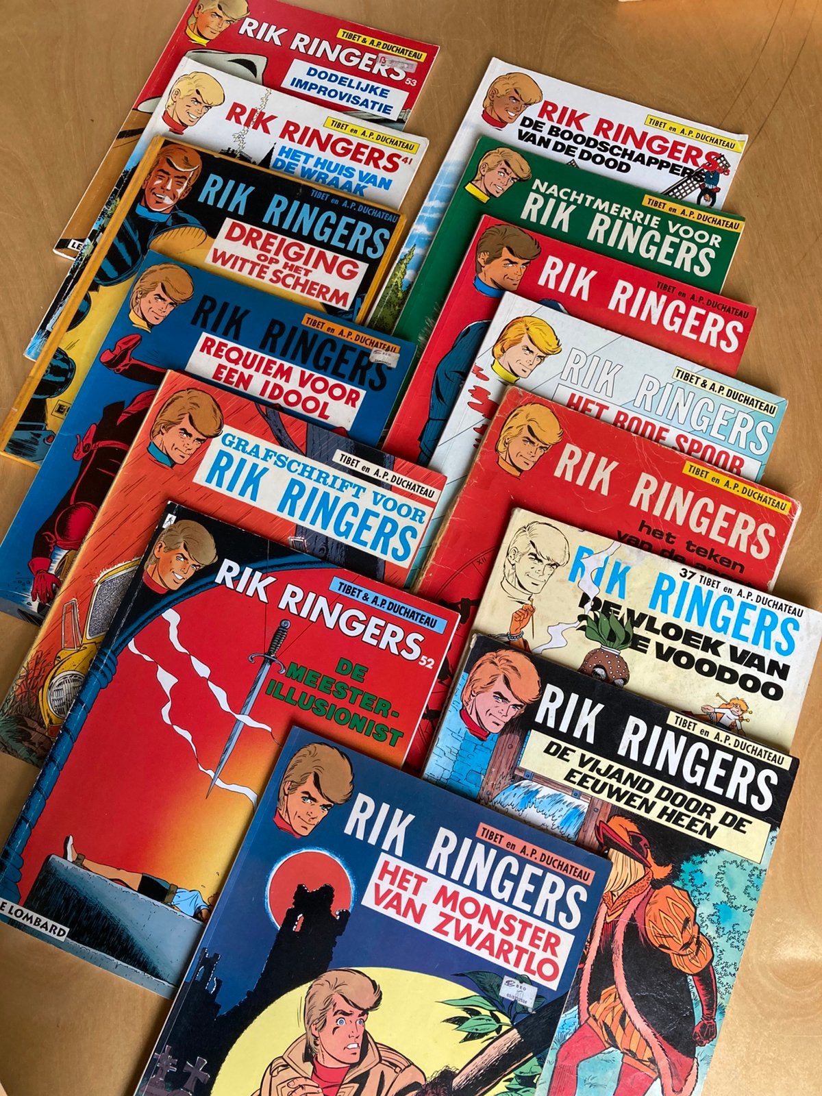 Rik Ringers Stripboeken (14x), Meerdere stripboeken, Ophalen of Verzenden, Gelezen