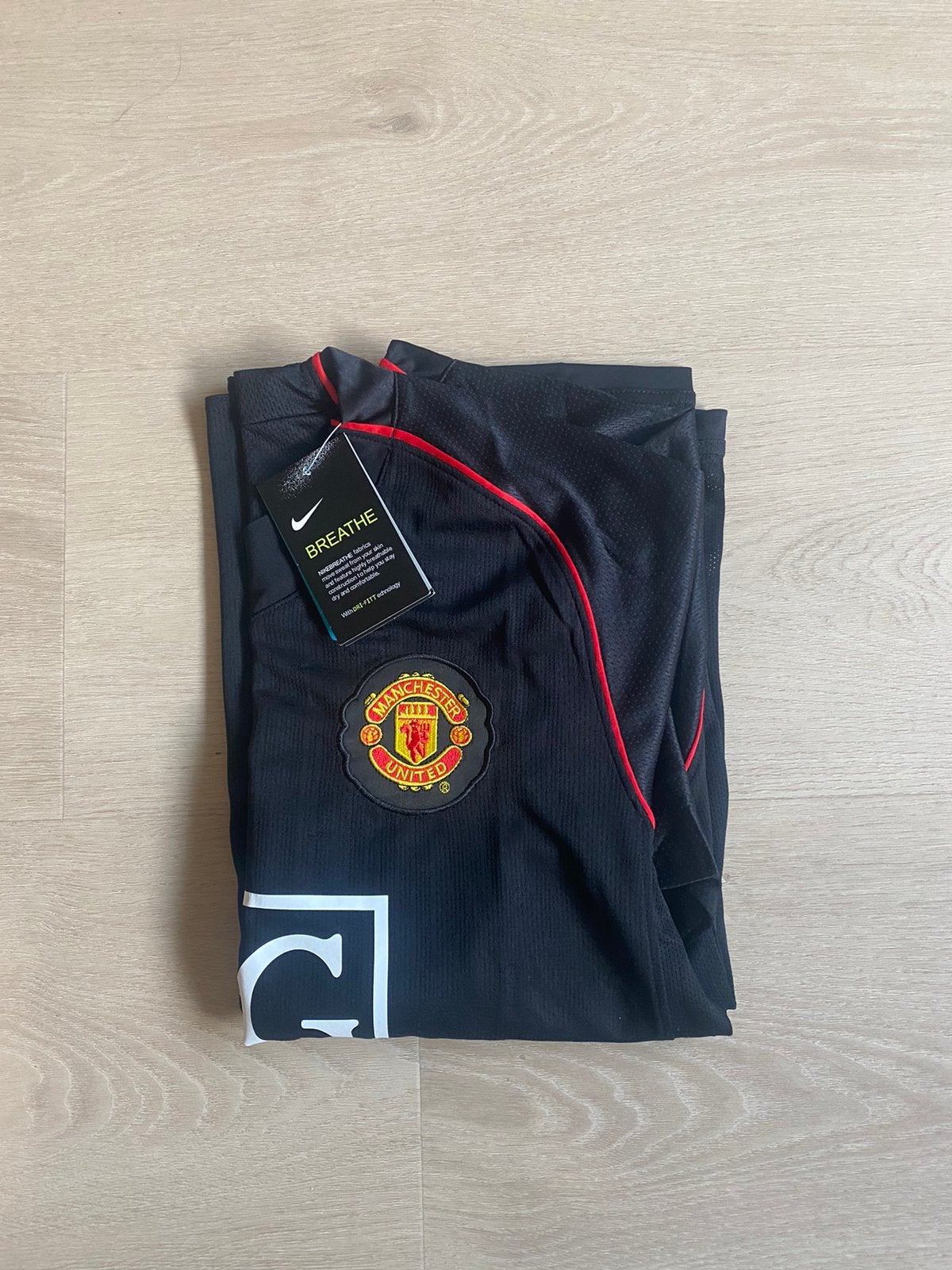 Manchester united shirt 2007/2008, Maat 48/50 (M), Zwart, Nieuw, Ophalen of Verzenden