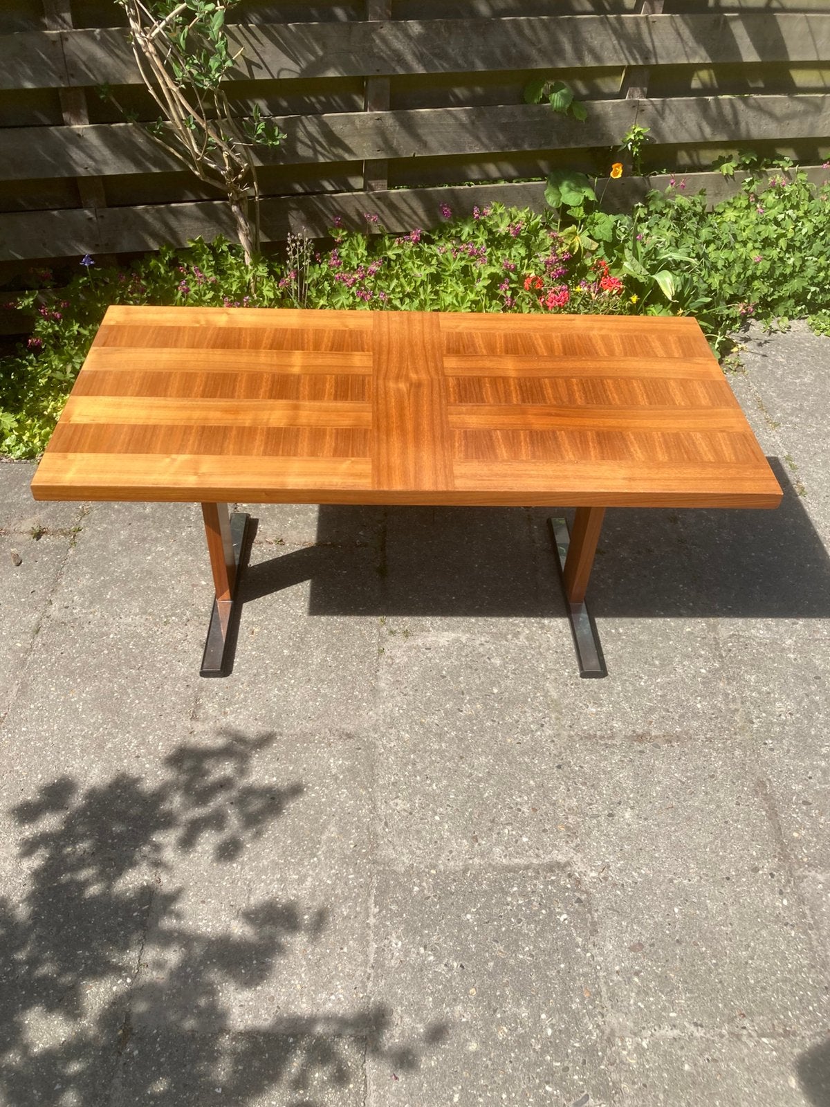 Vintage grammafoon tafel notenhout fineer, Ophalen