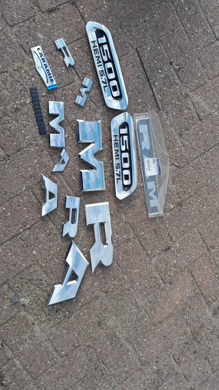Dodge ram logos emblemen hemi sticker plak origineel, Ophalen