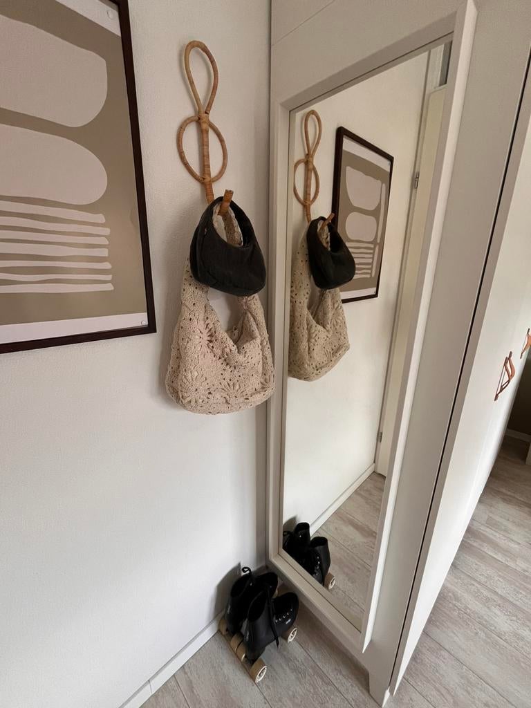 Ikea spiegel 40x150 wit, Huis en Inrichting, Woonaccessoires | Spiegels, Ophalen, Minder dan 50 cm, 100 tot 150 cm, Zo goed als nieuw