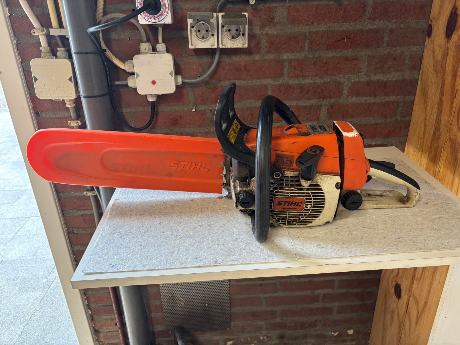 Stihl MS 026, Ophalen, Gebruikt