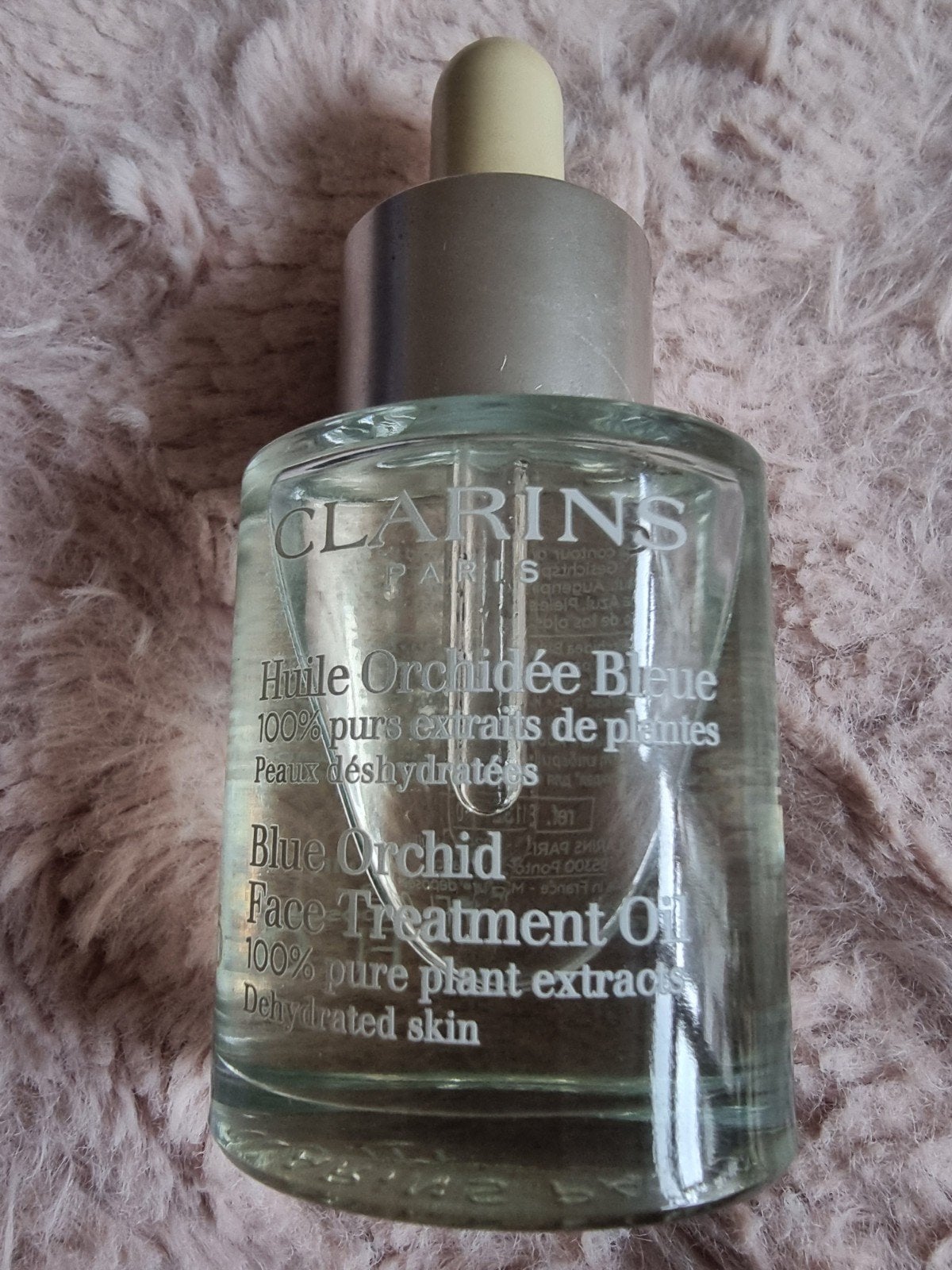 Clarins Huile Orchidée Bleue face treatment oil, Verzenden, Zo goed als nieuw, Gehele gezicht