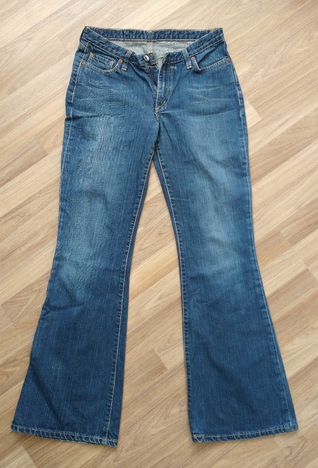 G-star raw denim low hip flared maat 38/40, Blauw, Ophalen of Verzenden, W30 - W32 (confectie 38/40), G-STAR RAW