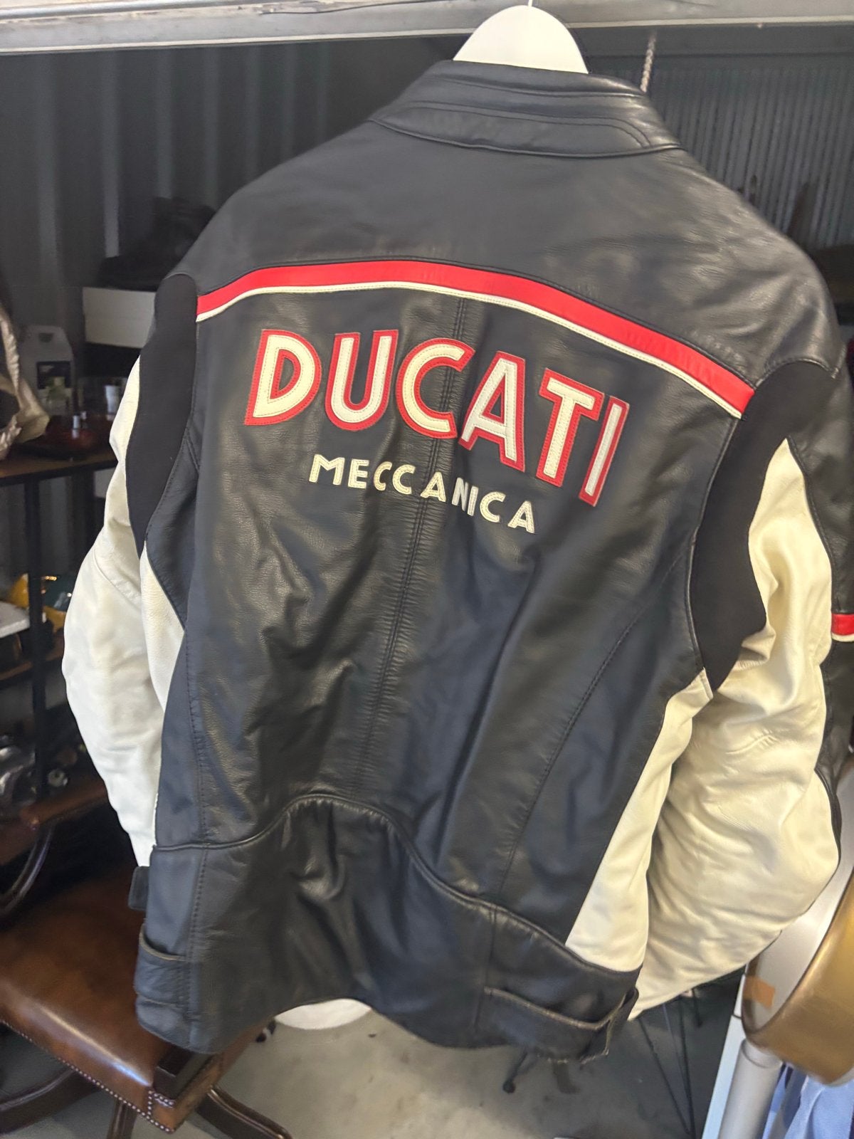 Ducati Motorjas Leer Maat 50, Ophalen of Verzenden, Tweedehands, Heren, Jas | leer