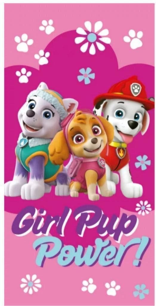 Paw Patrol Badlaken / Strandlaken - Girl Pup Power - Katoen, Meisje, One size, Nieuw, Ophalen of Verzenden