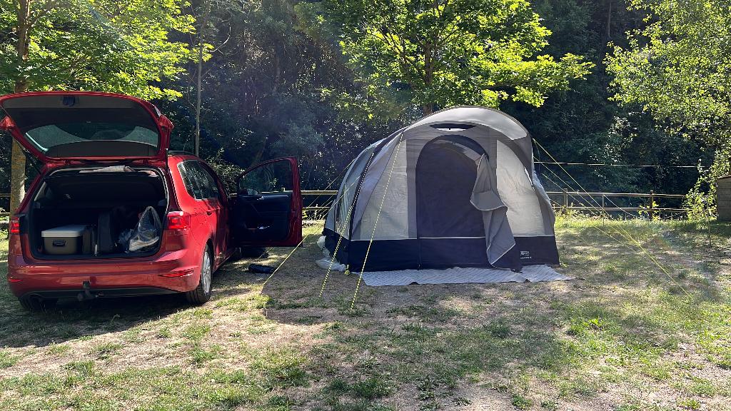 Kampa tunneltent Brean 4 AIR TC - snel op te zetten, Ophalen, Zo goed als nieuw, Tot en met 4