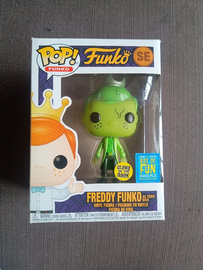 Freddy Funko as Toxic Rick Funko pop, Verzamelen, Poppen, Ophalen of Verzenden, Zo goed als nieuw, Pop