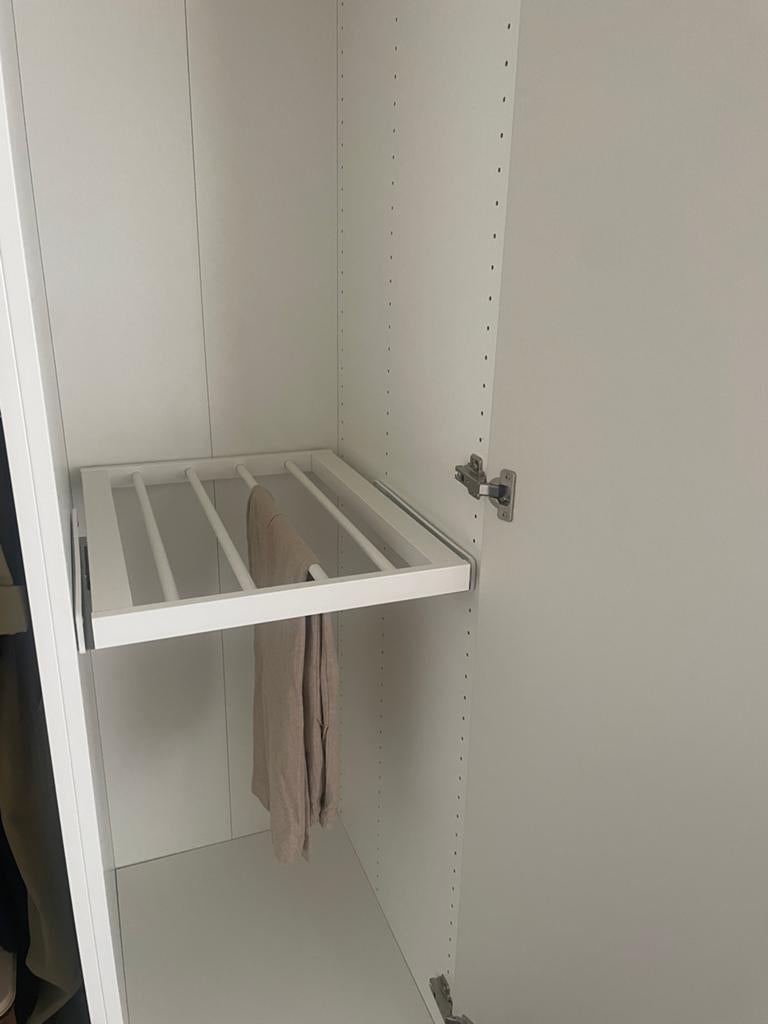 IKEA PAX Broekenrek 50 cm breed - Wit, Huis en Inrichting, Kasten | Kledingkasten, Ophalen, 200 cm of meer, 50 tot 100 cm, Zo goed als nieuw
