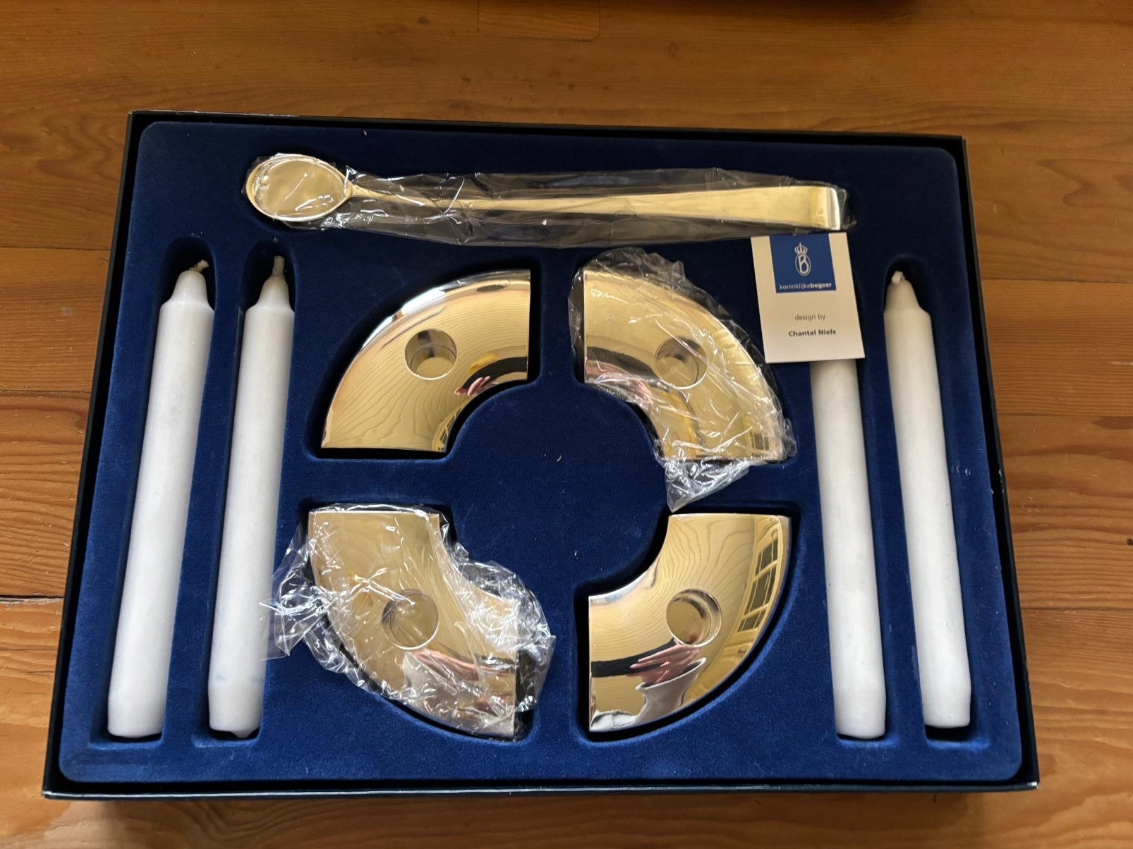 Chantal Niels voor koninklijke Begeer modulaire kandelaar, Ophalen of Verzenden, Kandelaar