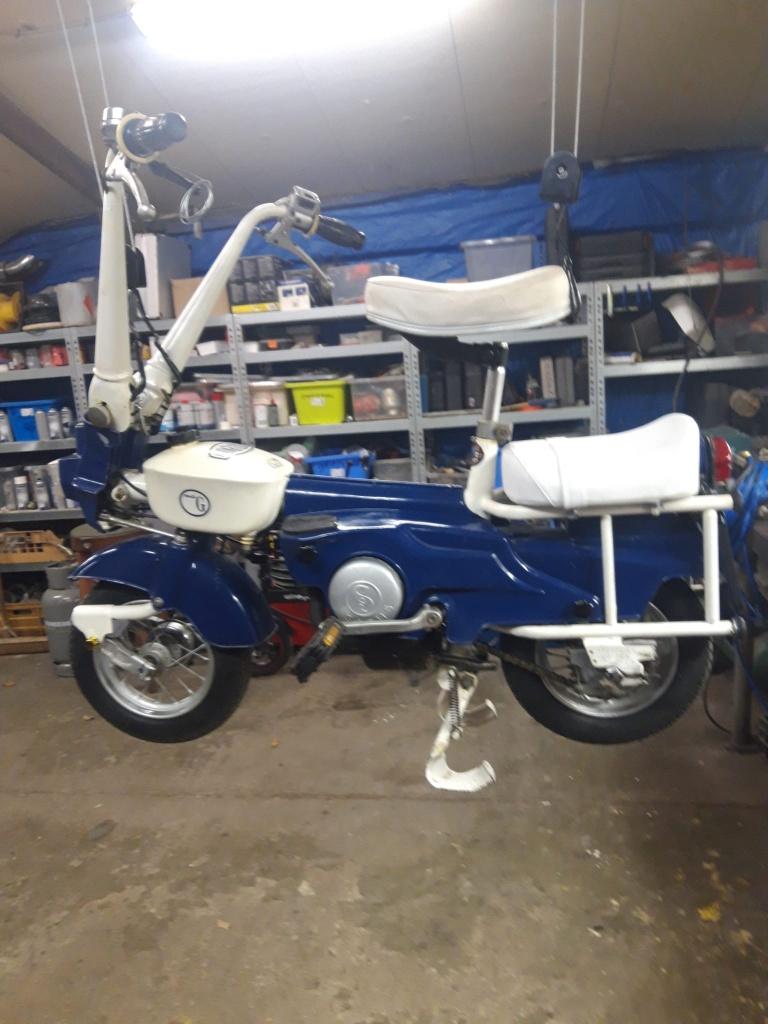 motograziella vouw brommer, Fietsen en Brommers, Brommers | Oldtimers, Ophalen, Maximaal 25 km/u, Overige merken