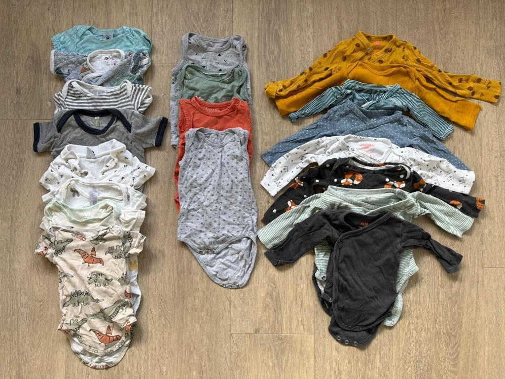 Babykleding maat 50 t/m 62, Ophalen of Verzenden, Gebruikt, Maat 50