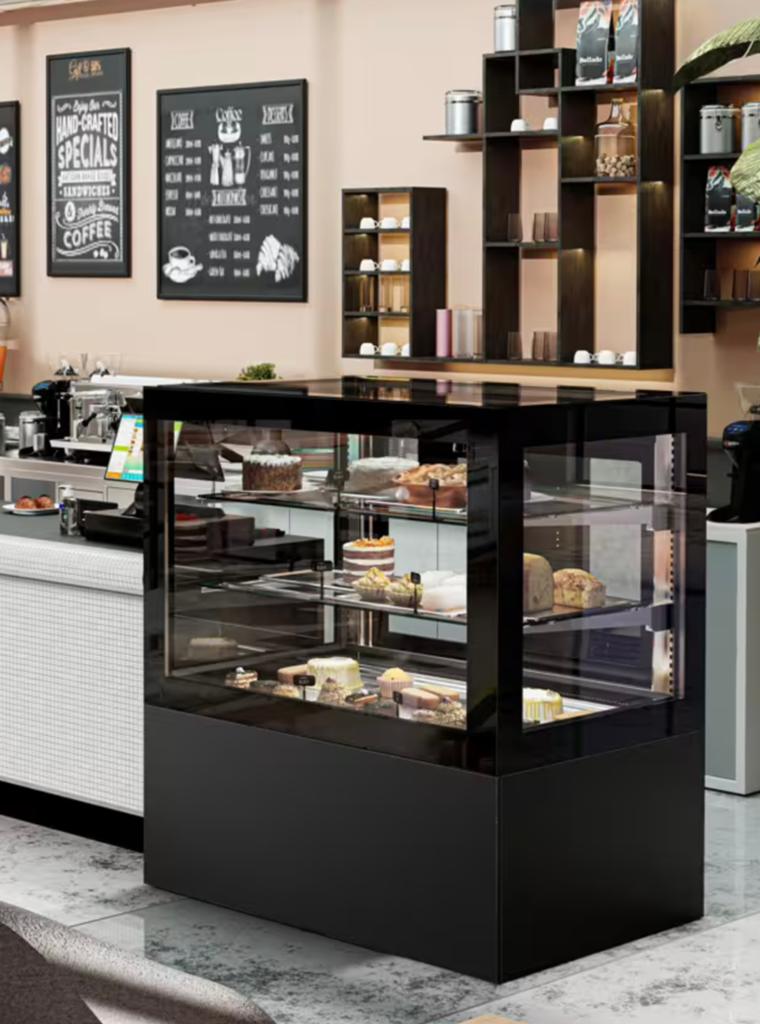 Gloednieuwe GGMgastro Koelvitrine & Gebaksvitrine, Ophalen, Koelen en Vriezen