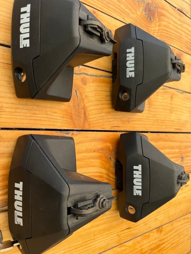 Thule Evo Clamp voetset, Ophalen, Zo goed als nieuw