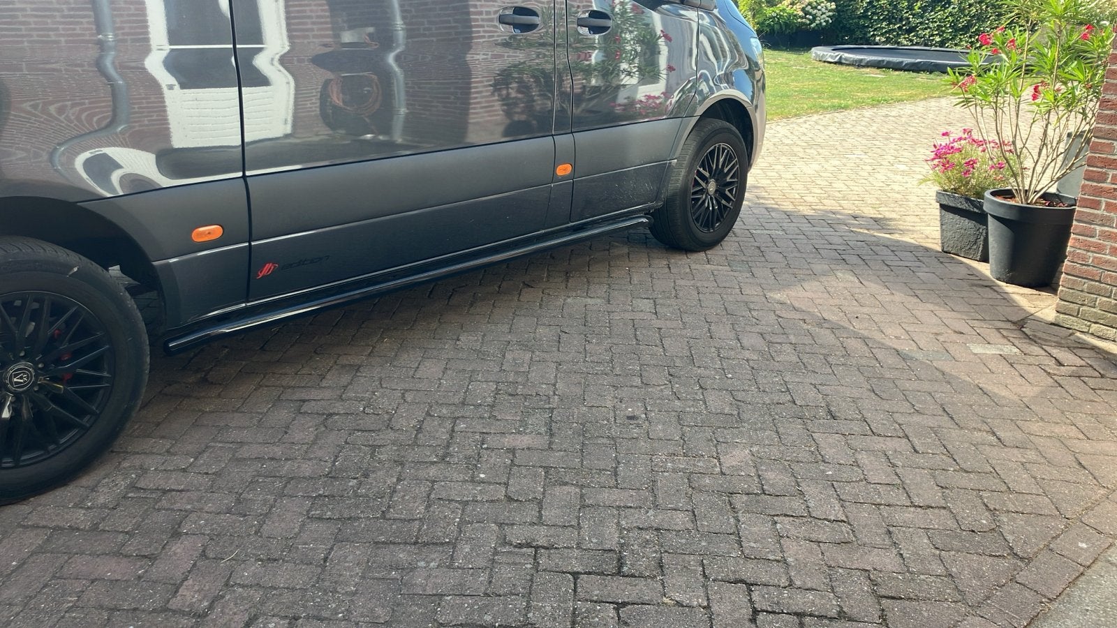 Sidebars zwart Mercedes Sprinter L2 - Nieuw in verpakking, Ophalen of Verzenden, Nieuw