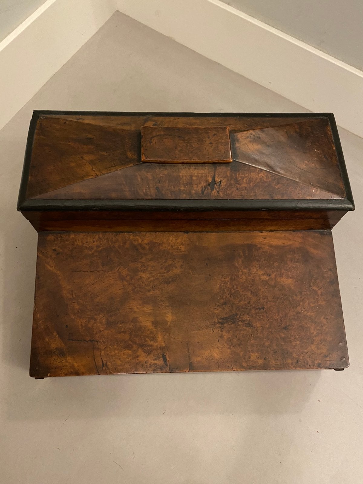 Antieke schrijfkist writing slope of lap desk, Antiek en Kunst, Ophalen