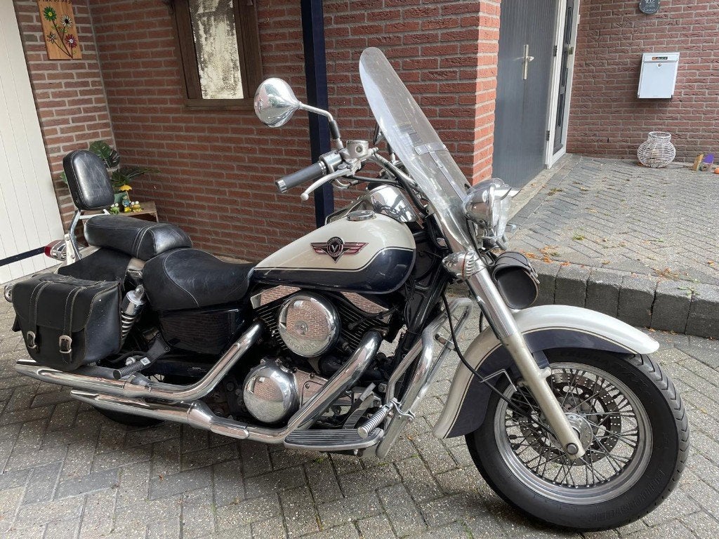Kawasaki VN 1500 Classic - Goed onderhouden cruiser, Motoren, Motoren | Kawasaki, Cardan-aandrijving, 2 cilinders, Gebruikt, Particulier