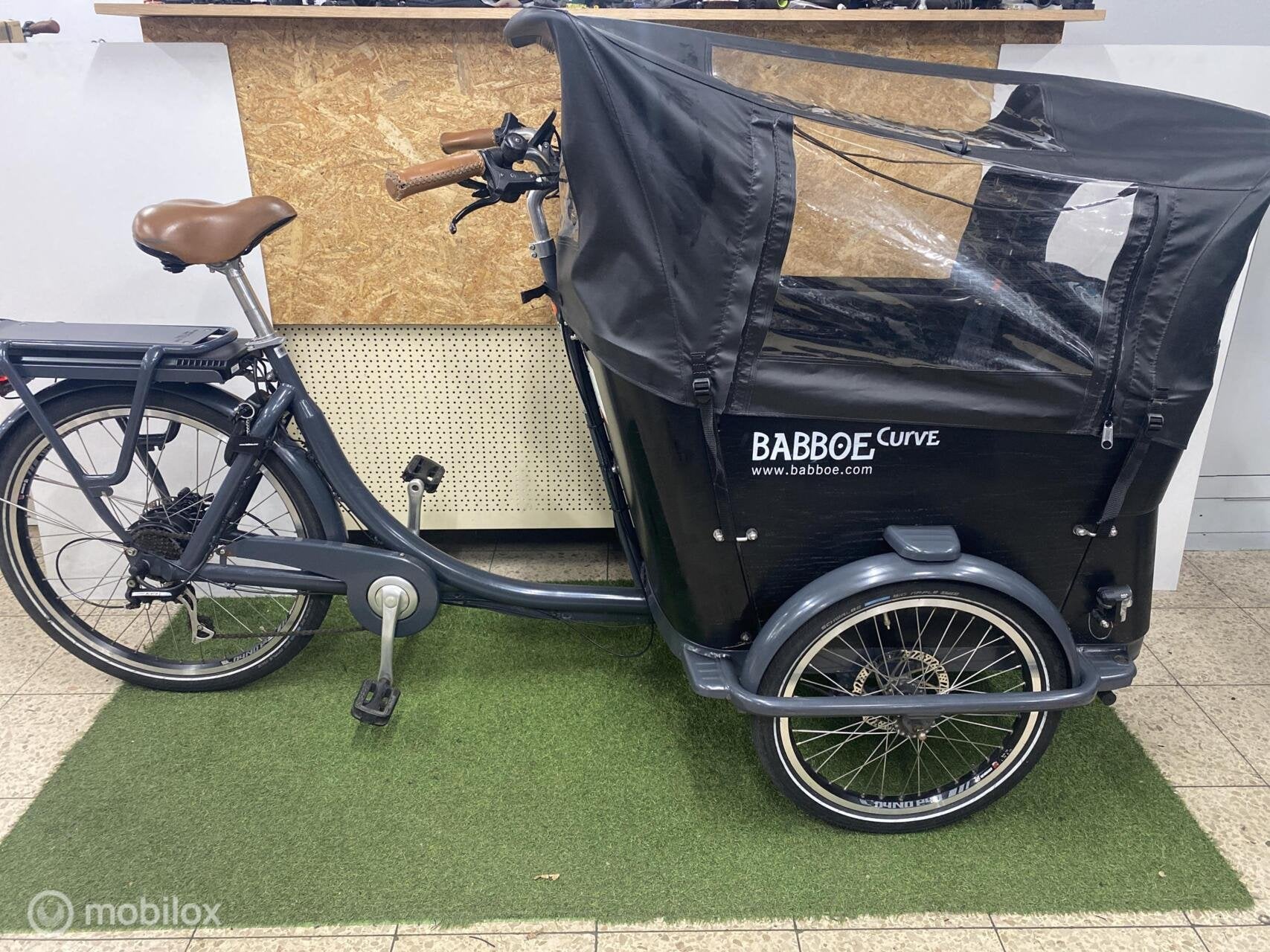 BABBOE CURVE E 2022 ELEKTRISCHE BAKFIETS 450WH GOEDGEKEURD, Fietsen en Brommers, BABBOE, Zo goed als nieuw, Overige merken