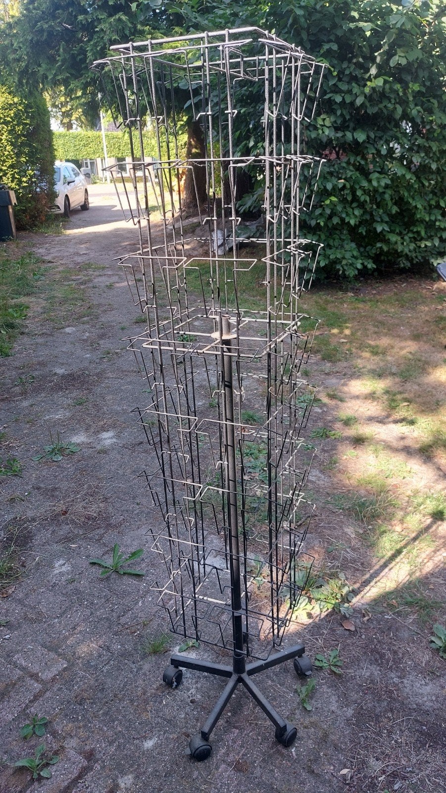 Kaartenmolen kaartenrek kaarten carrousel ansichtkaarten, Ophalen