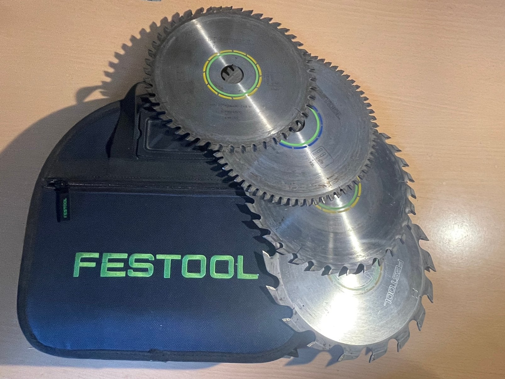 ⭐️ Festool zaagbladen in top staat ⭐️, Cirkelzaag, Ophalen of Verzenden, Zo goed als nieuw, 30 tot 70 mm