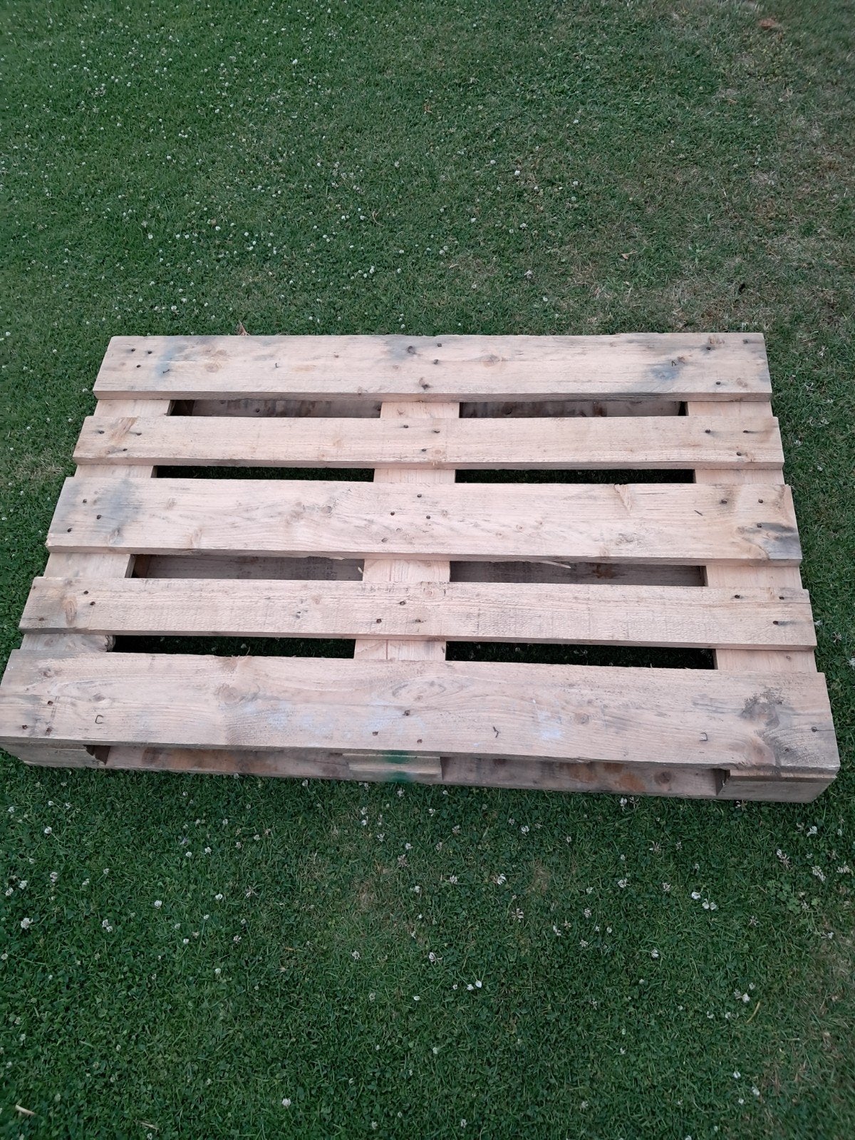 Pallet 120x80 cm, Gebruikt, Ophalen of Verzenden, 50 mm of meer, Pallet