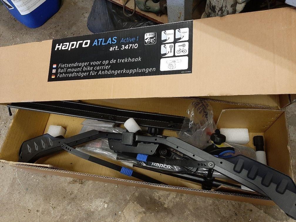 NIEUWE Hapro fietsdrager met oprijgeul, Ophalen, Nieuw, 1 fiets, Trekhaakdrager