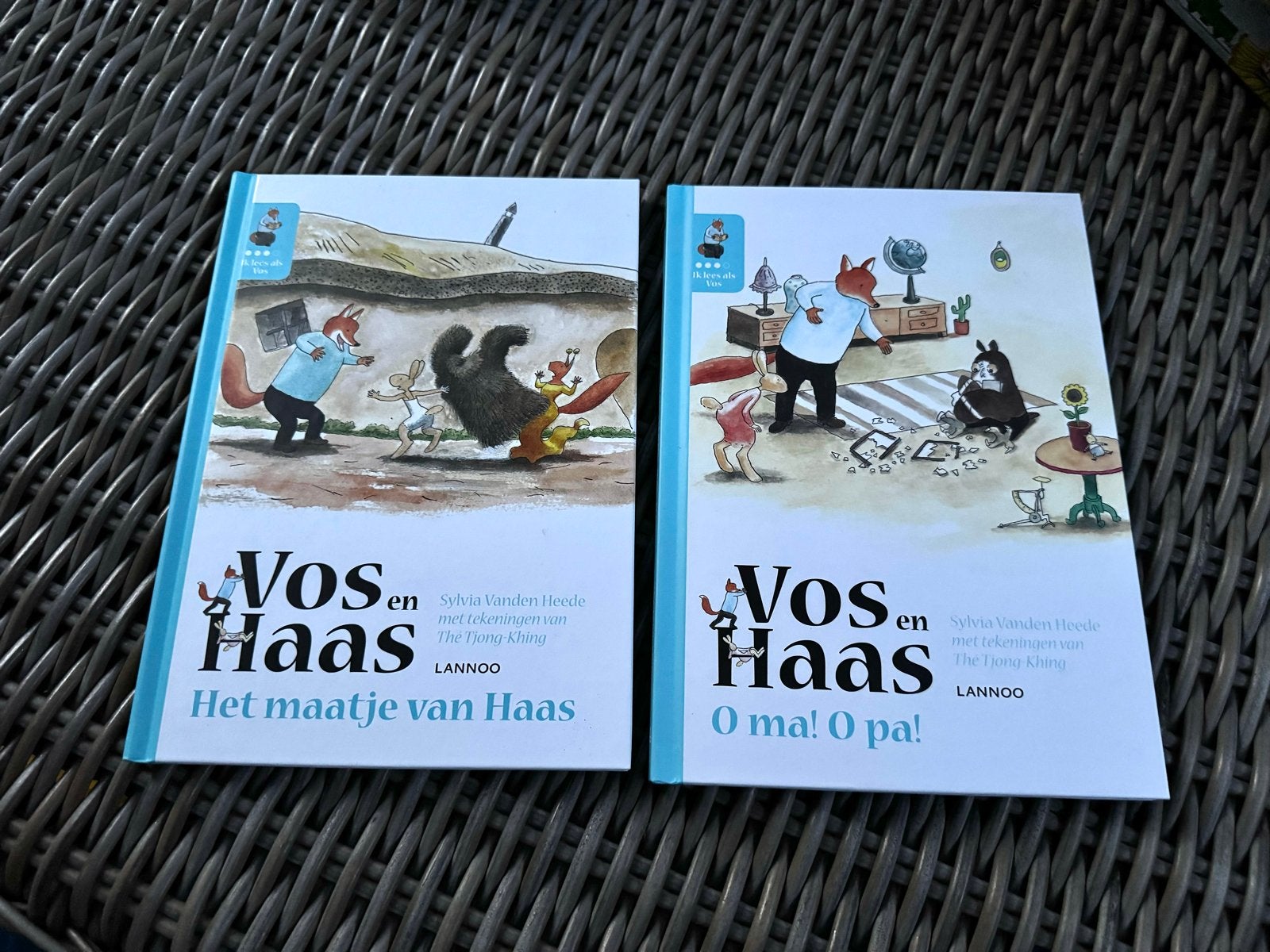 Vos en Haas boeken: Het maatje van Haas & O ma! O pa!, Boeken, Ophalen of Verzenden, Zo goed als nieuw, 2 tot 3 jaar