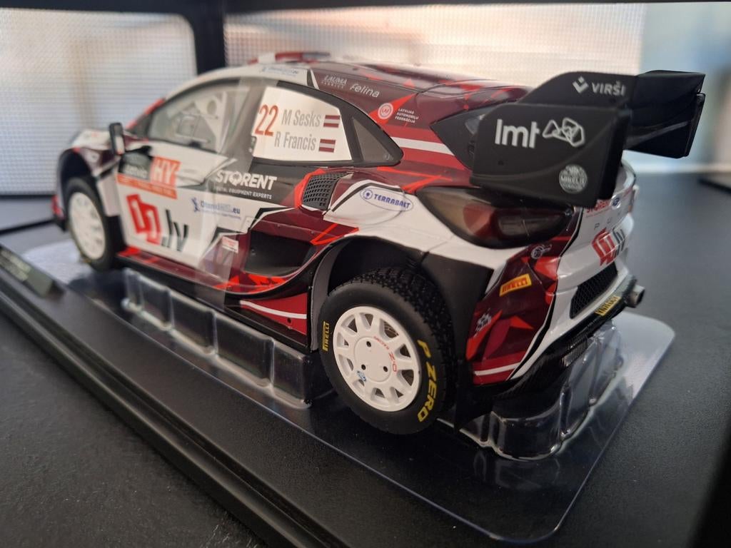 Ford Puma #22 Rally Latvia 2024 Schaal 1:18, Hobby en Vrije tijd, Modelauto's | 1:18, Solido, Auto, Solido, Nieuw