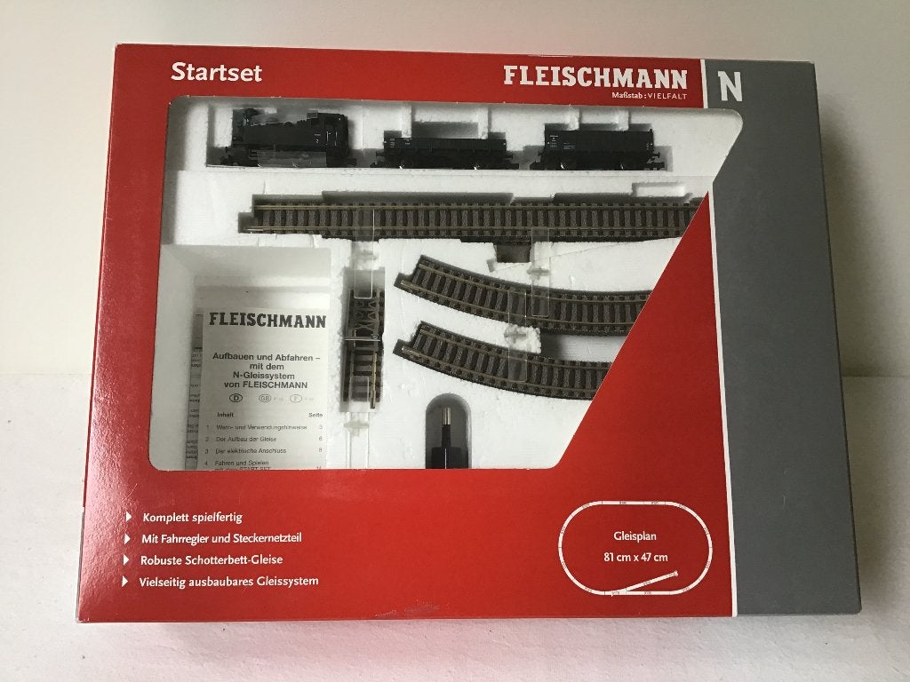 Fleismann  n spoor, Ophalen, Treinset, Nieuw, Fleischmann