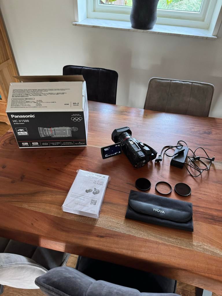 Panasonic HC-X1500 4K 60p professionele camcorder, Audio, Tv en Foto, Videocamera's Digitaal, Full HD, Panasonic, 20x of meer