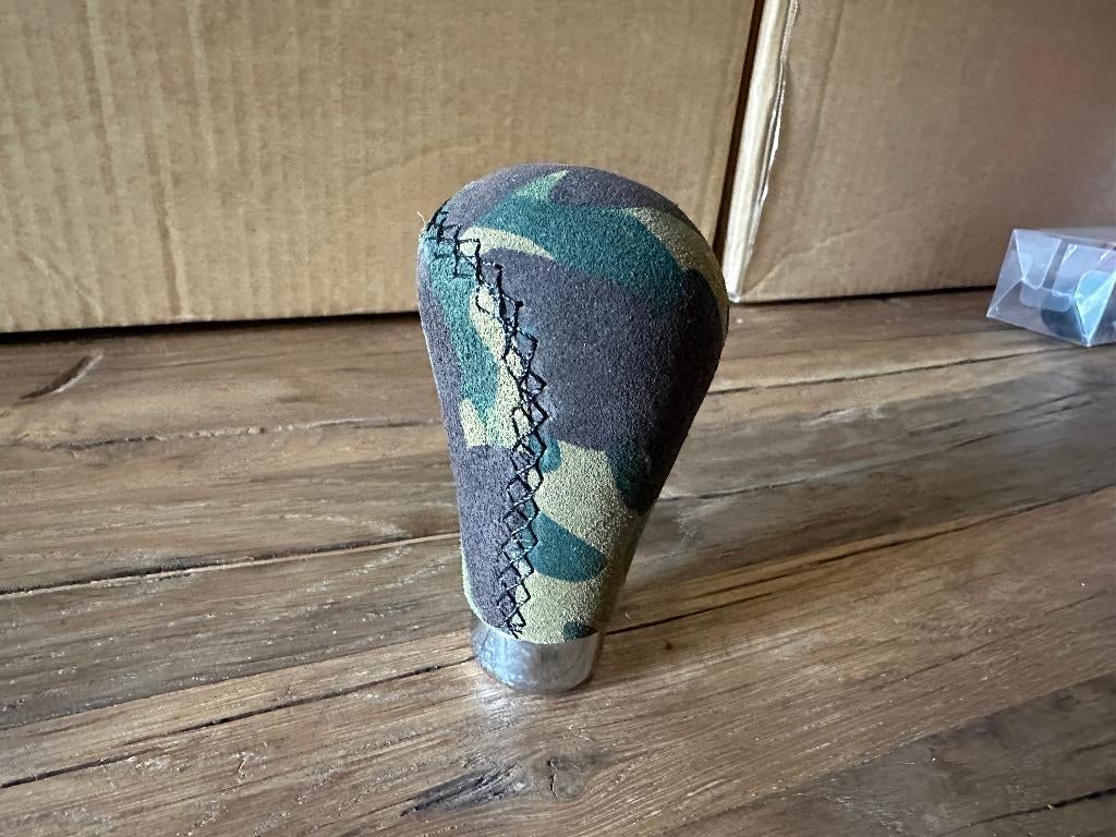 JapPower Universele suede camouflage schakelpook pook, Ophalen of Verzenden