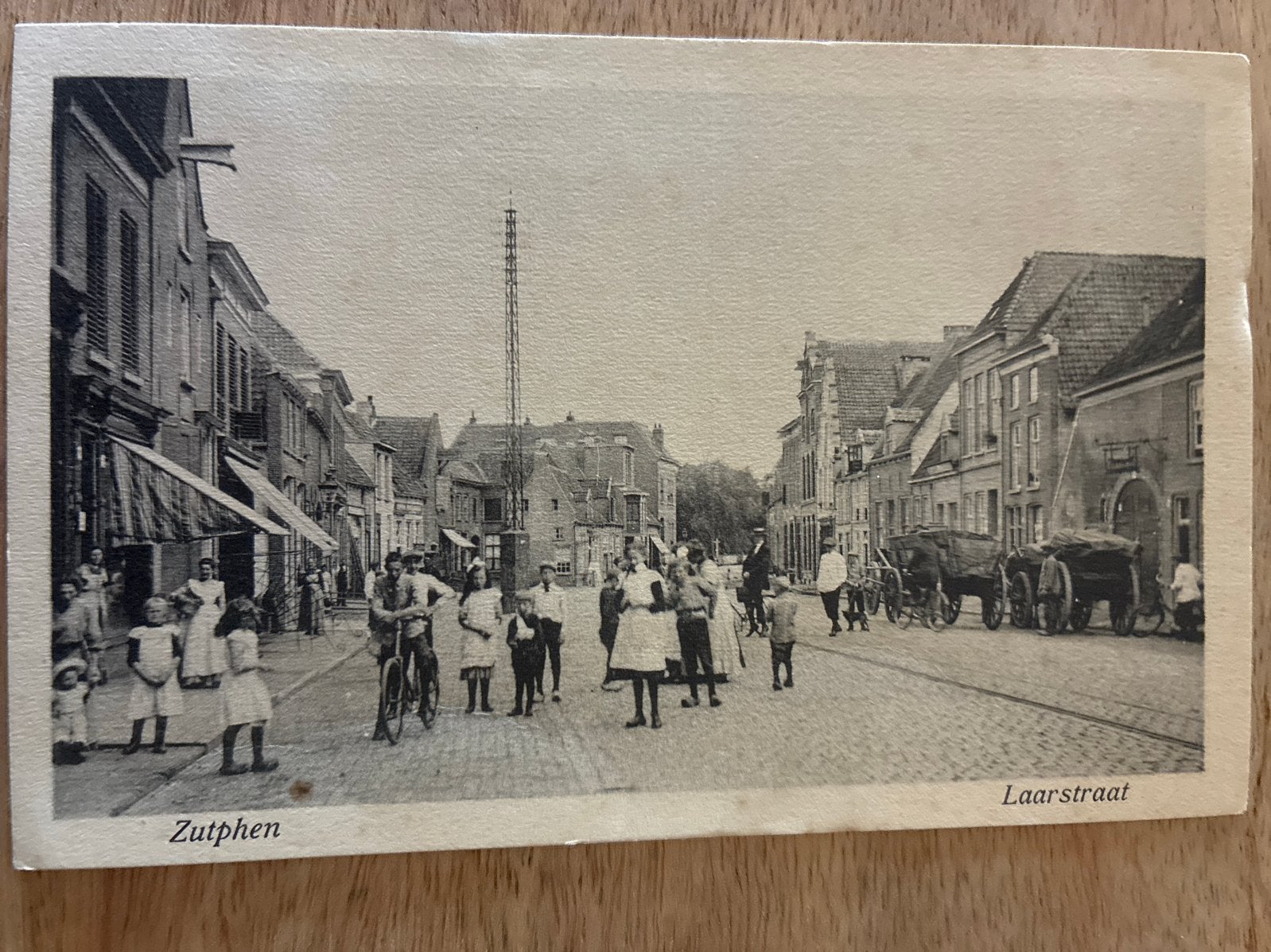 Oude Ansichtkaart Zutphen Laarstraat, Ophalen of Verzenden, 1920 tot 1940, Gelopen, Gelderland