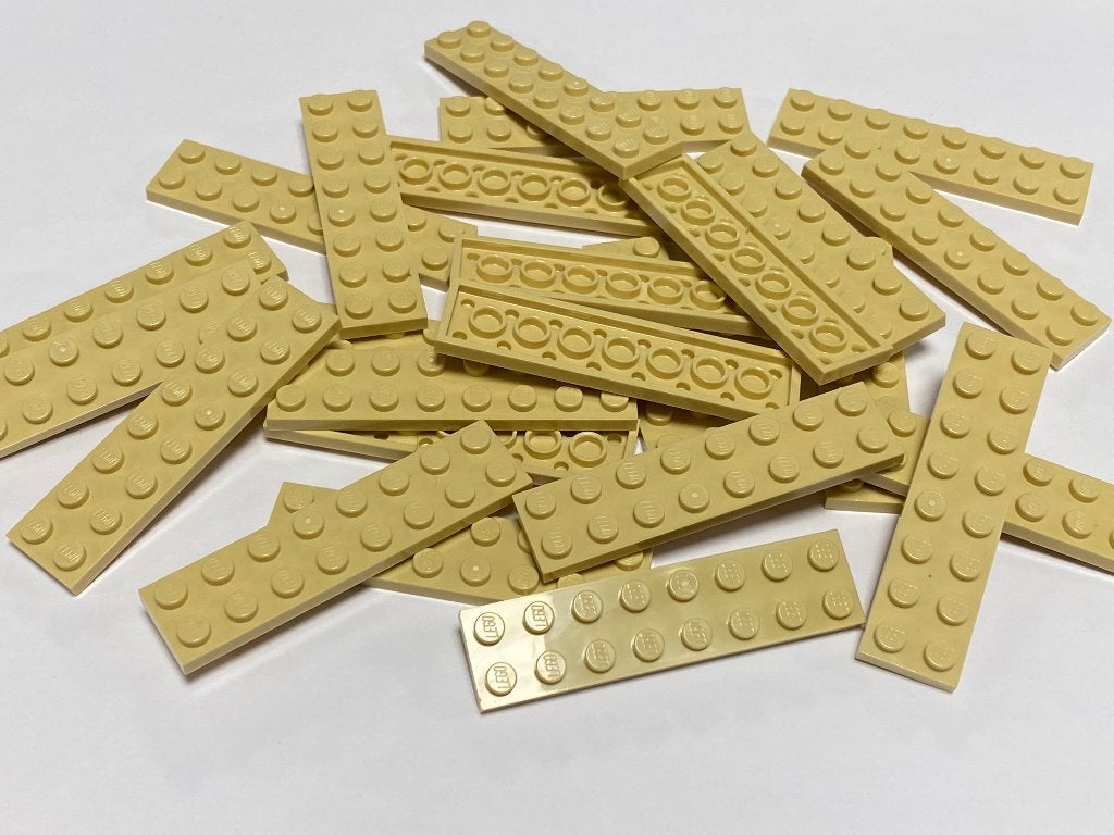 Partij 25x nieuwe 2x8 Lego plaatjes in diverse kleuren, Overige thema's, Lego, Nieuw, Ophalen of Verzenden
