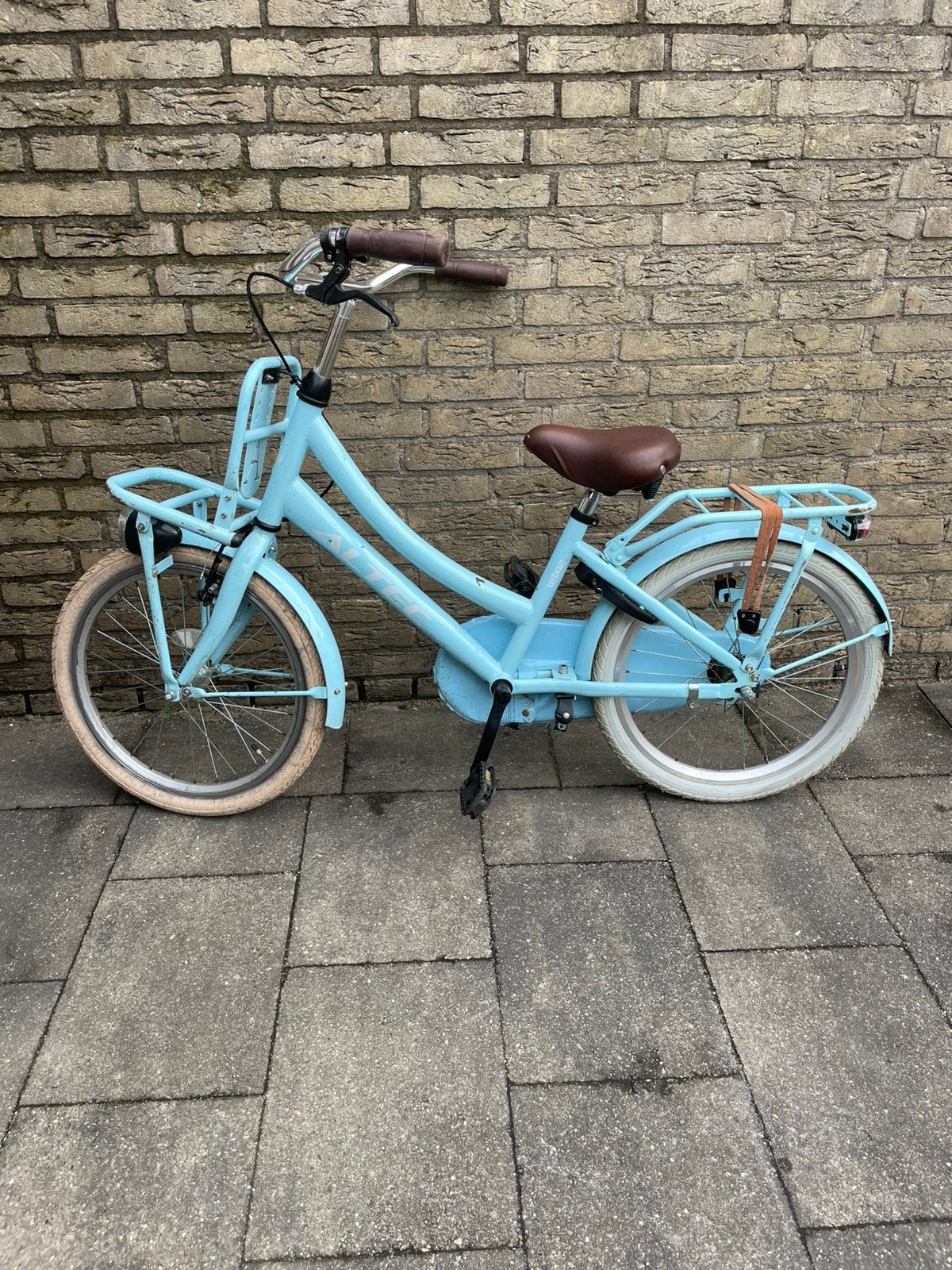 Tekoop 20inch fiets meisjes fiets, Terugtraprem, Gebruikt, Ophalen of Verzenden, Handrem
