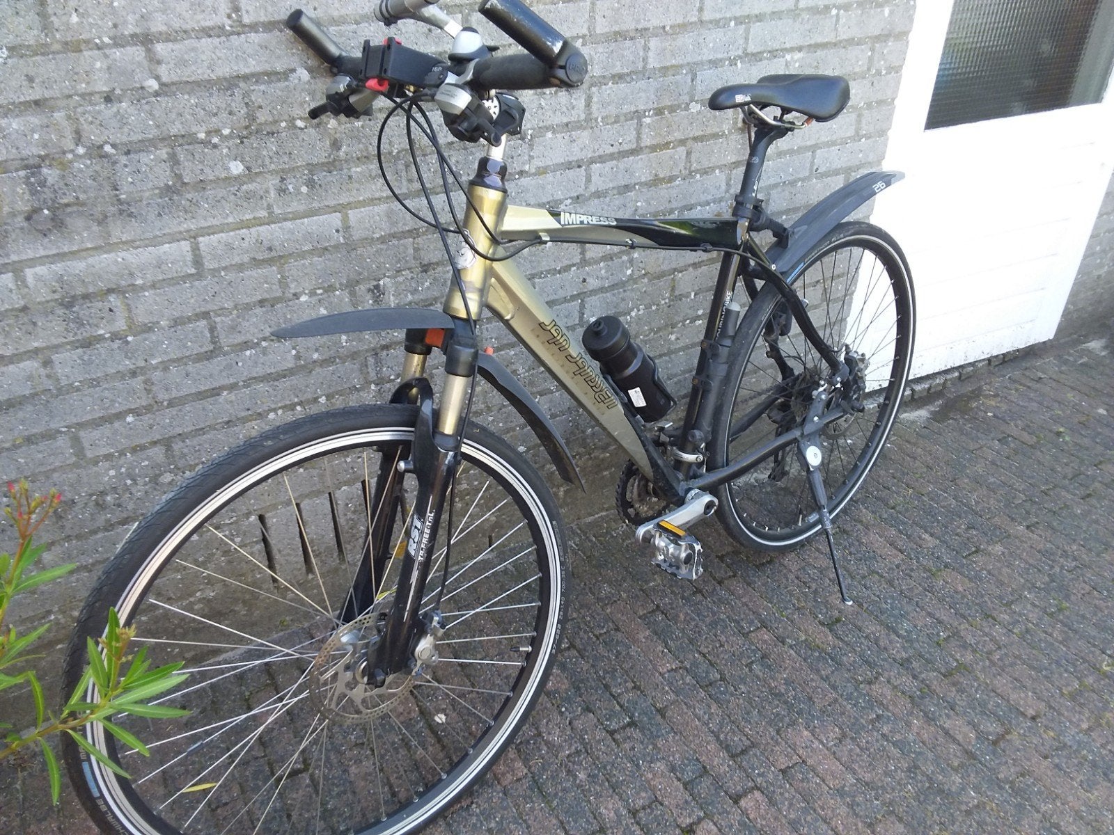 Jan Janssen  fiets met nieuwe schijfremmen en vering, Fietsen en Brommers, Overige merken, Vering, Ophalen of Verzenden, Meer dan 20 versnellingen
